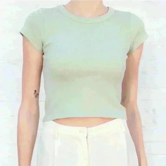 Brandy Melville Tops - Brandy Melville Women’s Green Ashlyn Top One Size